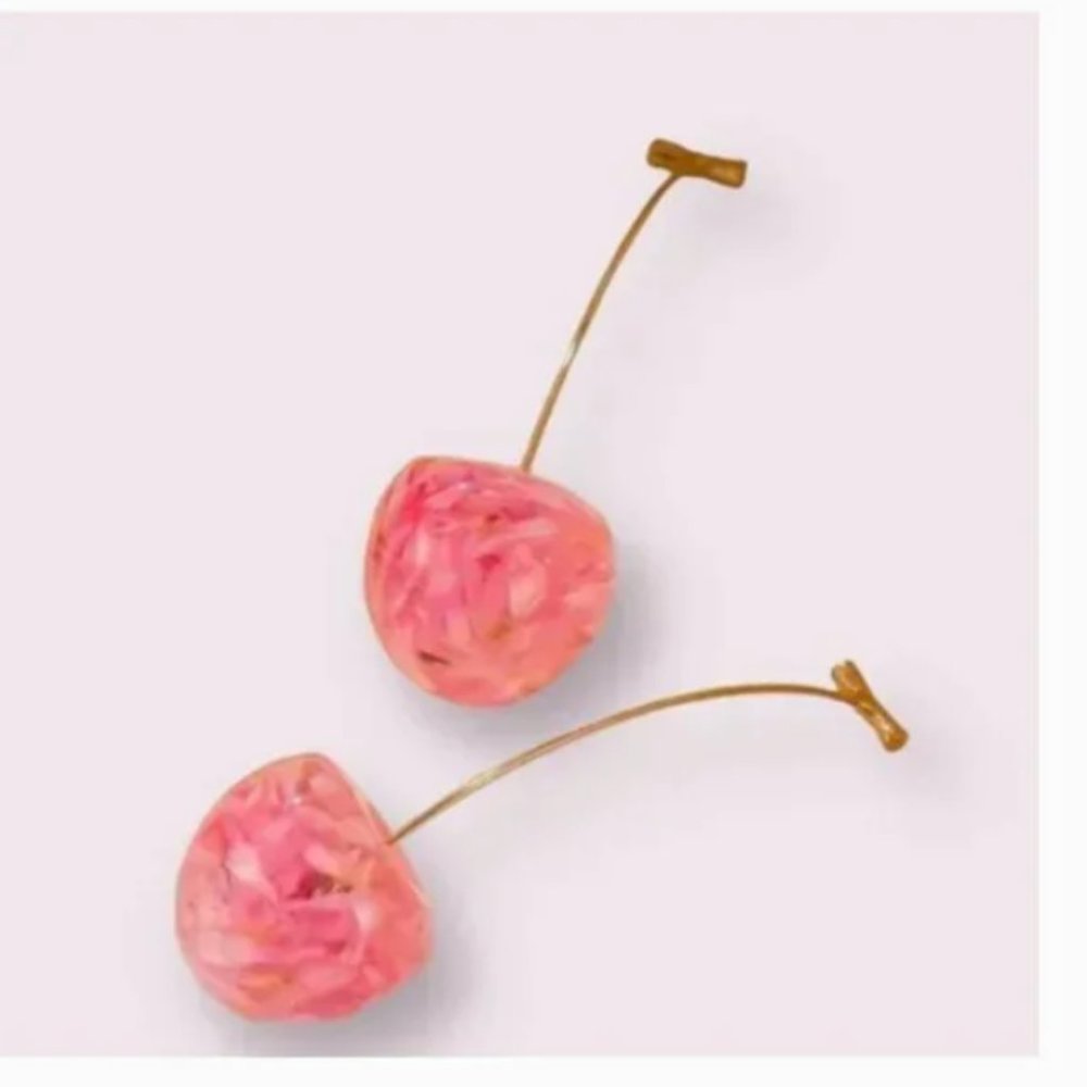 ⭐️❤️FREE Fruit Cherry Boho Peasant Hipster Chic Artsy Threader Hip Drop Earrings